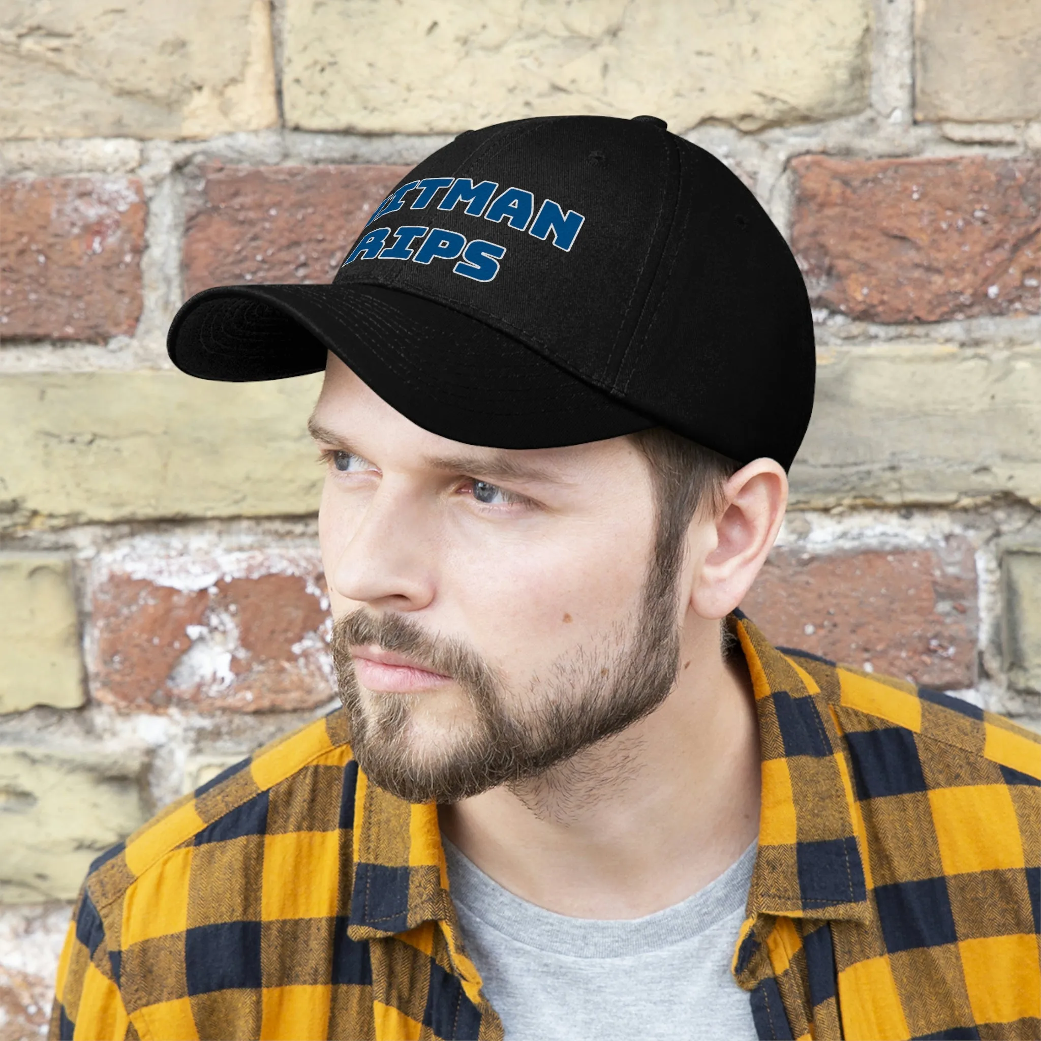 Blue Hitman Rips Twill Hat