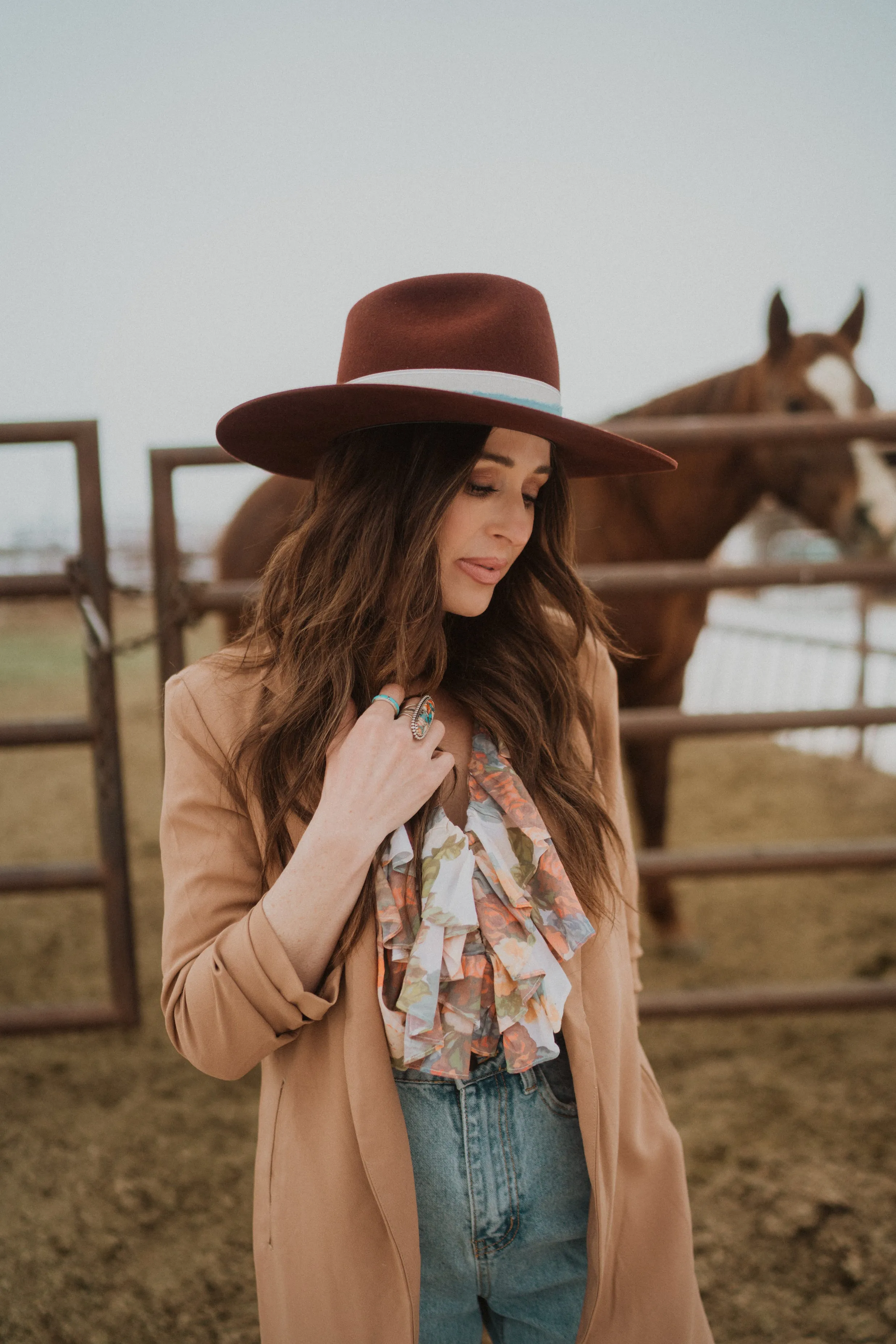 Burnished Copper | Embroidered