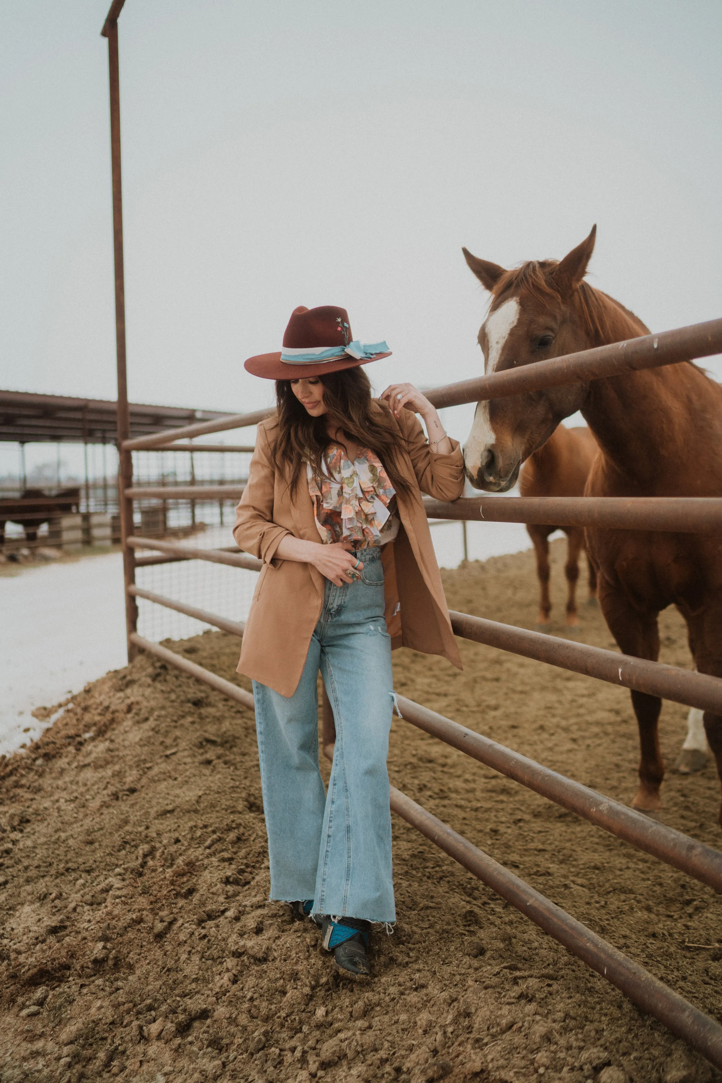 Burnished Copper | Embroidered