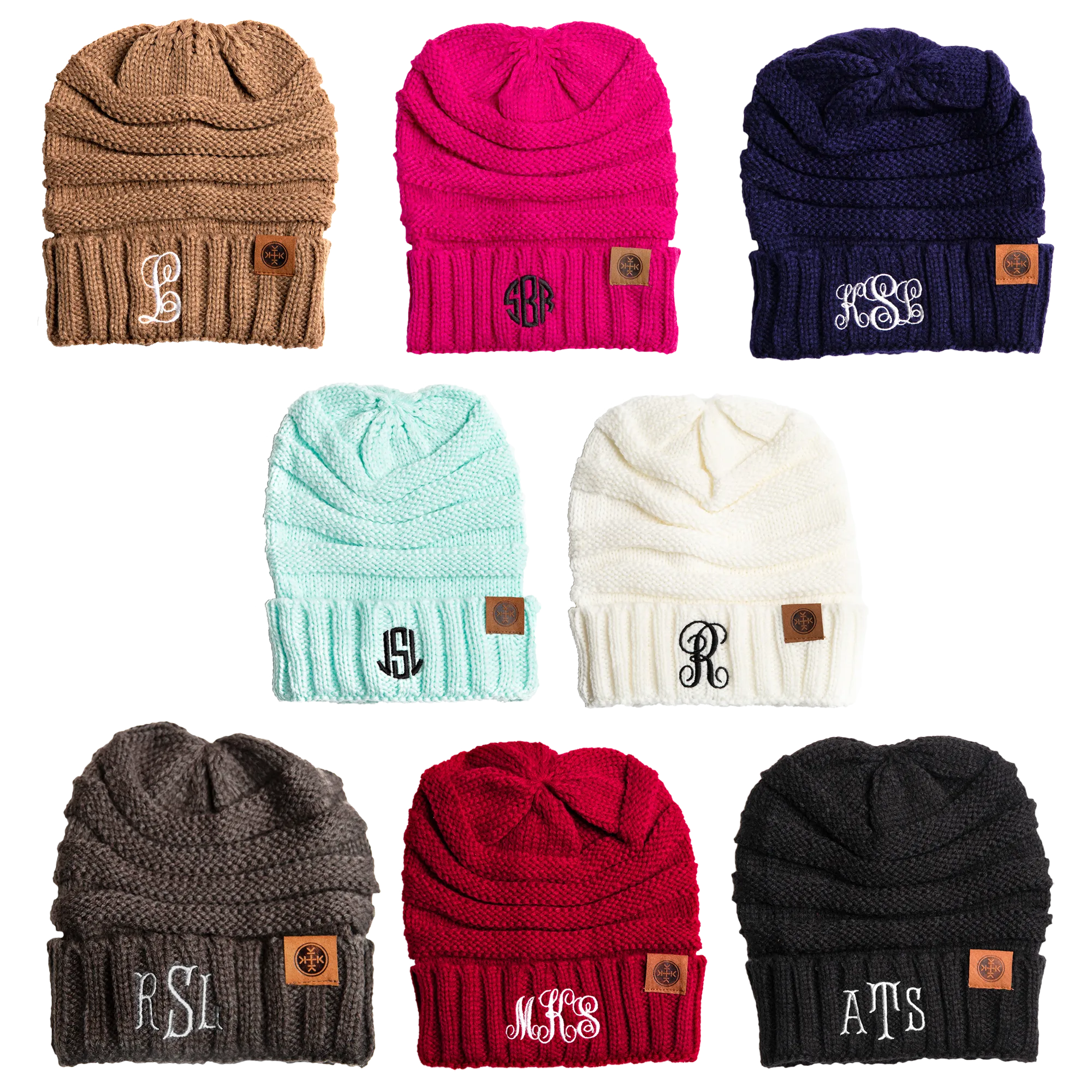 Cozy Monogrammed Adult Beanie