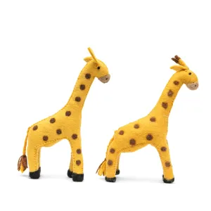 Handcrafted Felt Giraffe Toys – Imaginative Play and Unique Decor
