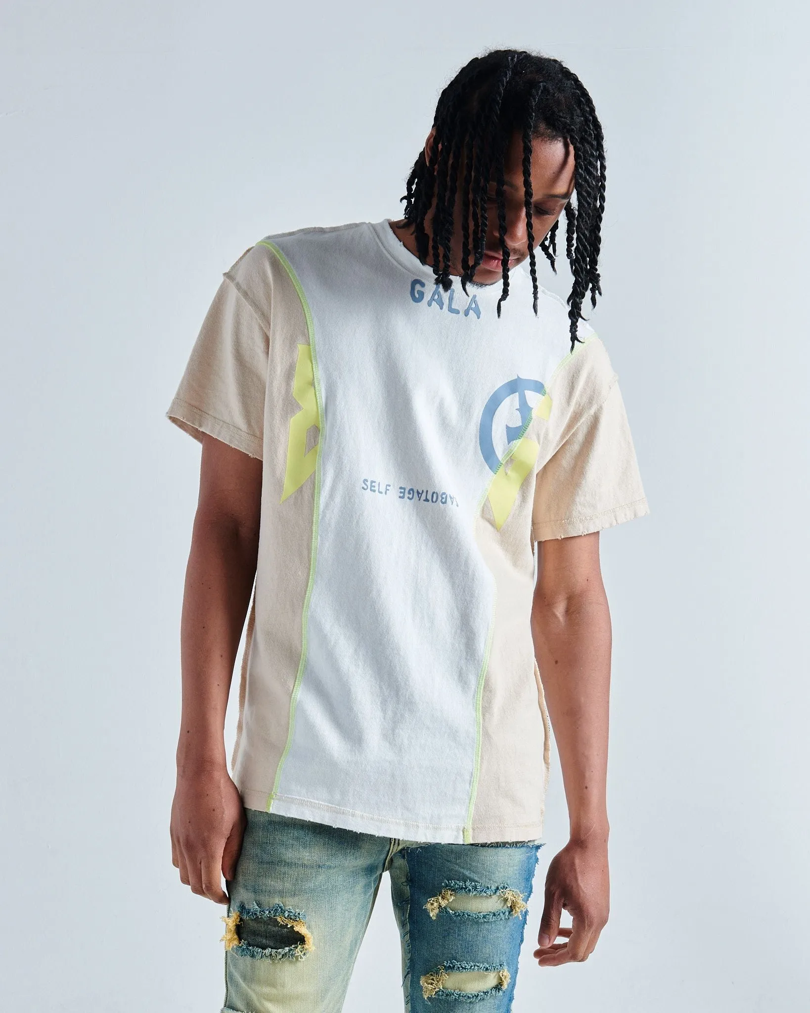 JUXTA TEE (WHITE/IVORY)