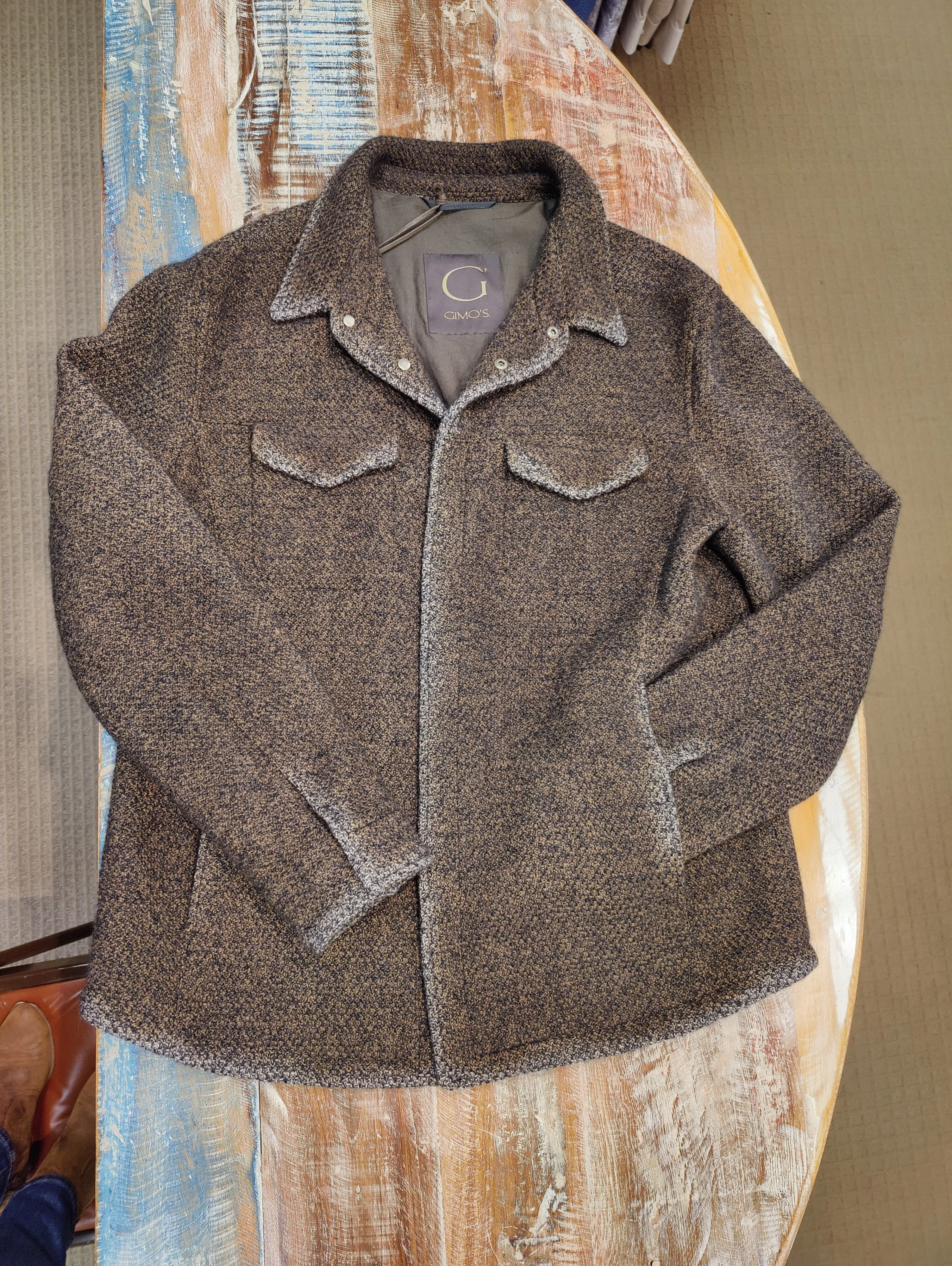 Men's Gimo's | Knitted Jacket | Brown