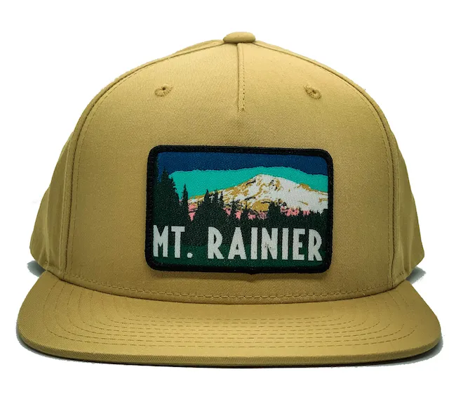 National Park Hat - Mt. Rainier Flatbill