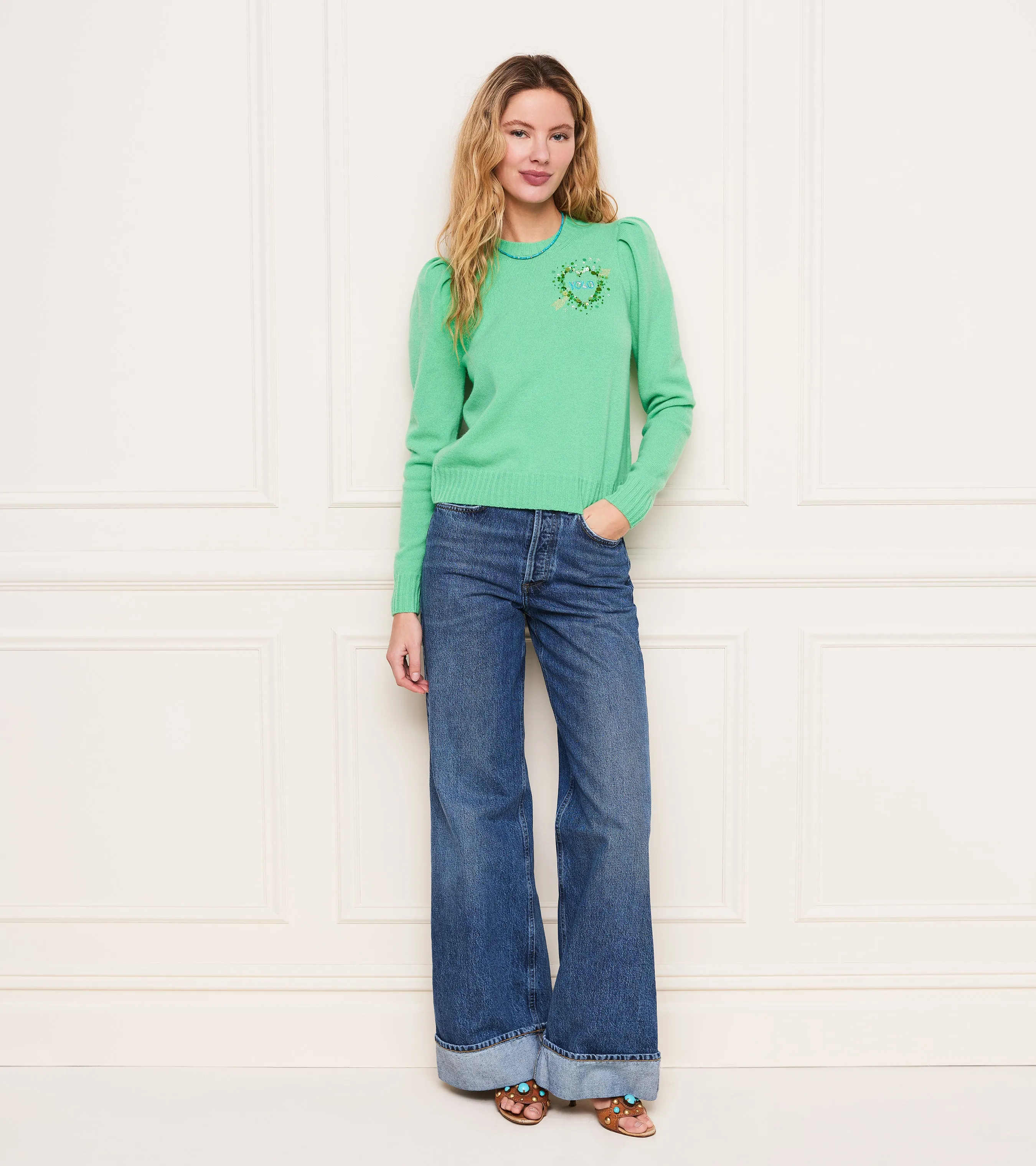 Paris Puff Sleeve Crew