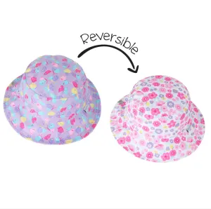 Patterened Sun Hat - Butterfly/Floral