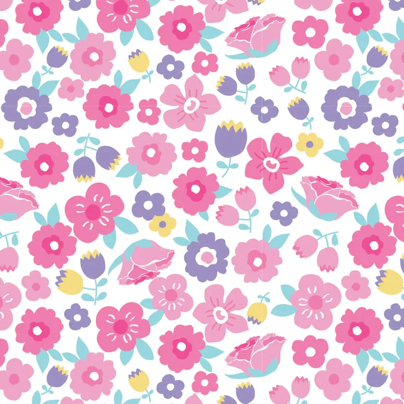 Patterened Sun Hat - Butterfly/Floral
