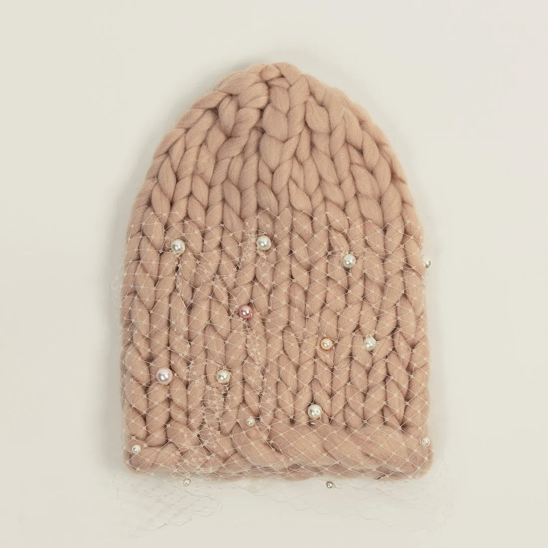 Pearly Queen Snowball Beanie
