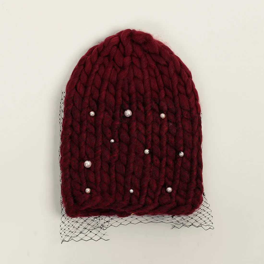 Pearly Queen Snowball Beanie
