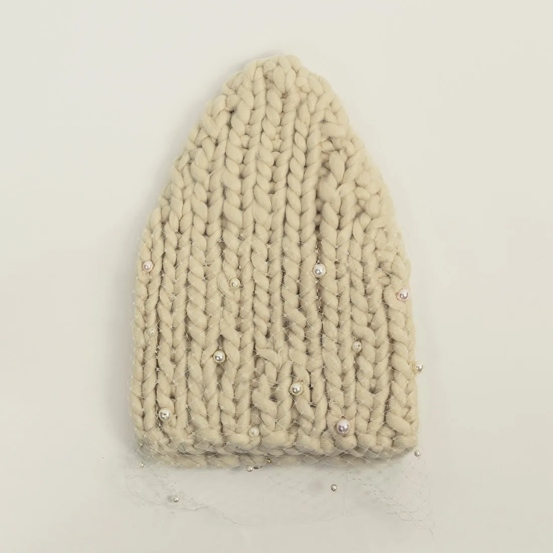 Pearly Queen Snowball Beanie