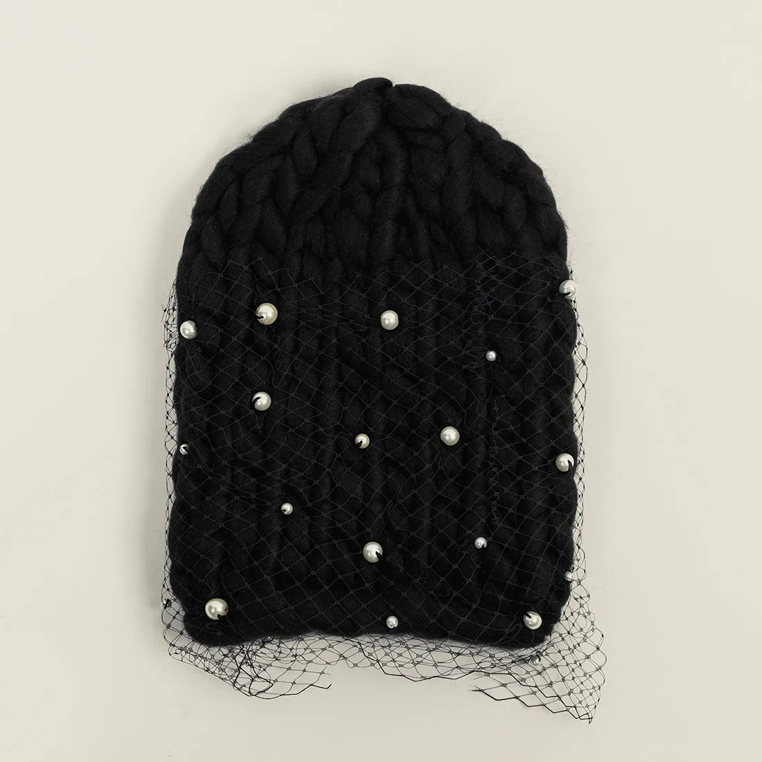 Pearly Queen Snowball Beanie
