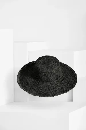 playa hat in black