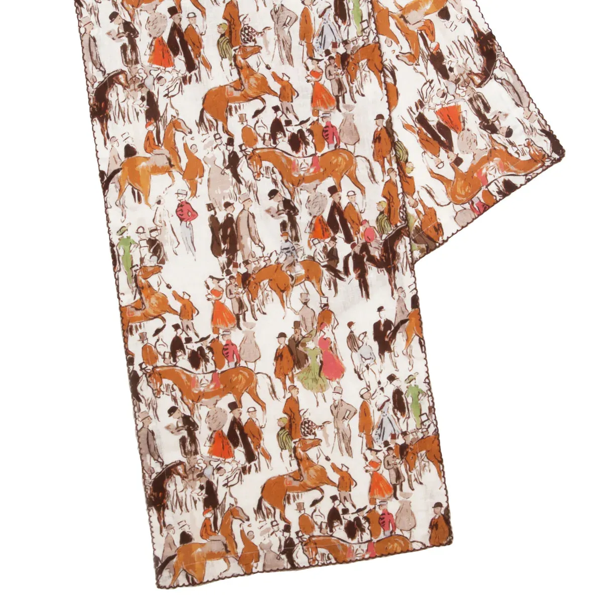Racetrack Paddock Linen Table Runner