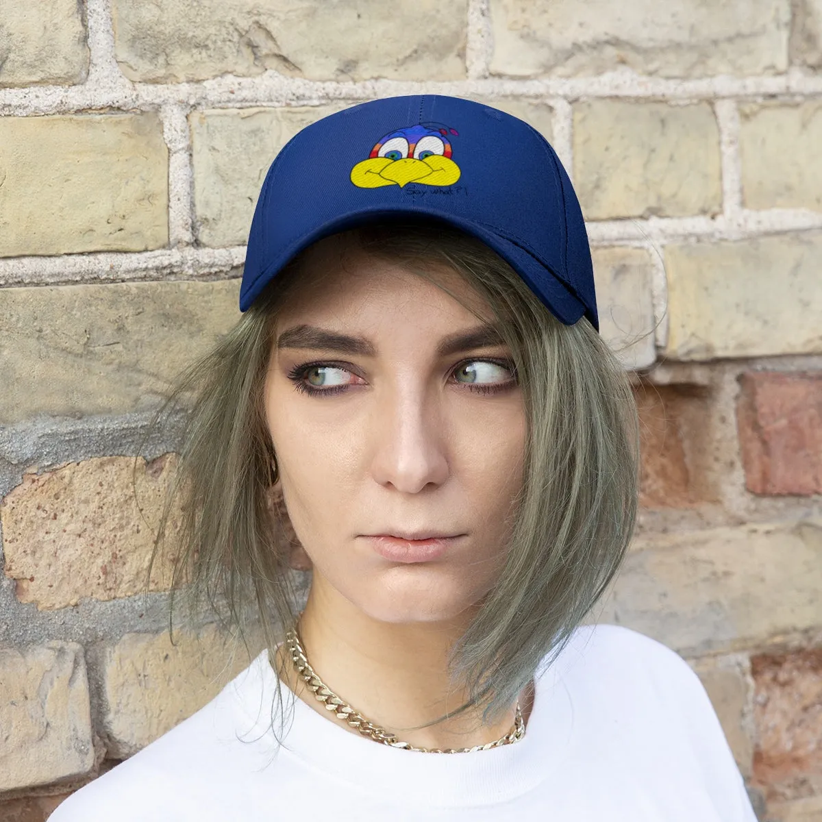 Say what?! Unisex Twill Hat