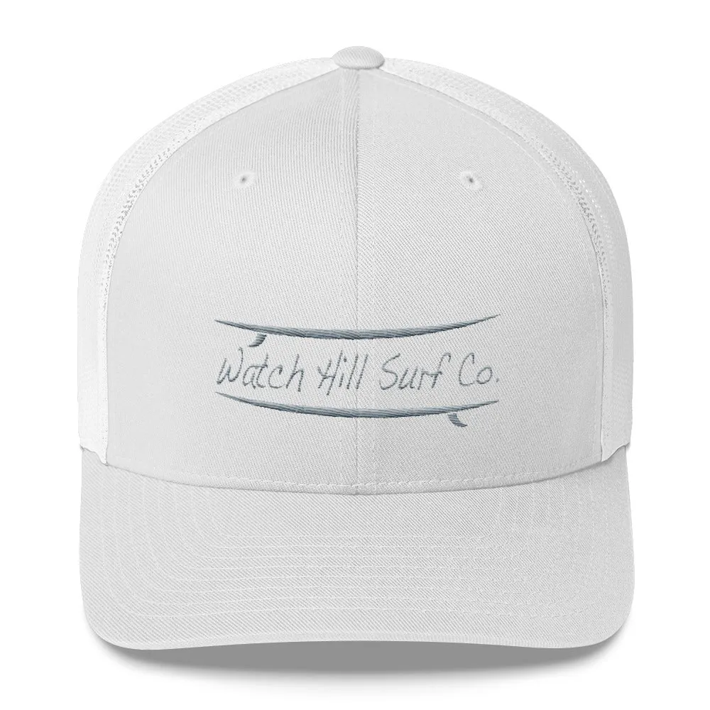 Watch Hill Surf Co. 'Parallel Boards' Trucker Cap (Grey)
