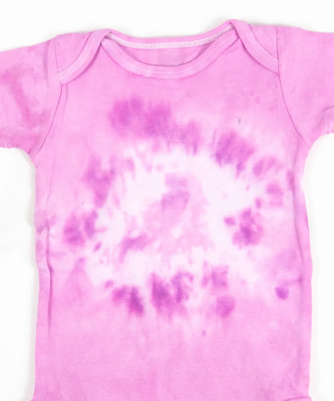 Wildflower Organic Tie Dye Baby Bodysuit   Hat